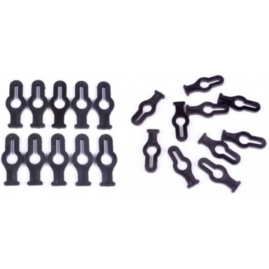40pcs CNC POM Fuel Clamp /Fuel Clip ф6mm 40pcs CNC POM Fuel Clamp /Fuel Clip ф6mm